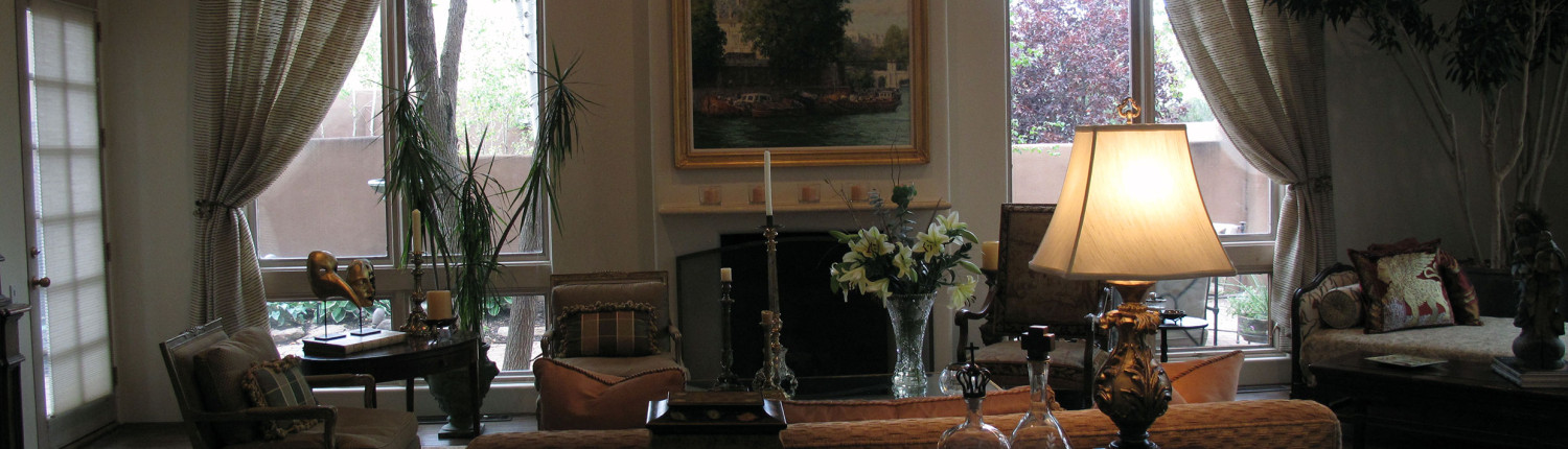 European Eclectic Interior Design - Elegant Living Room