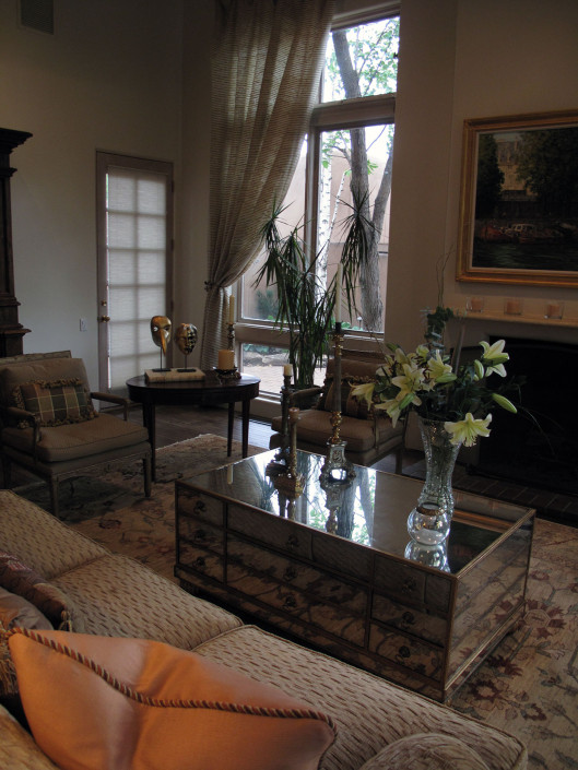 European Eclectic Interior Design - Elegant Living Room Design
